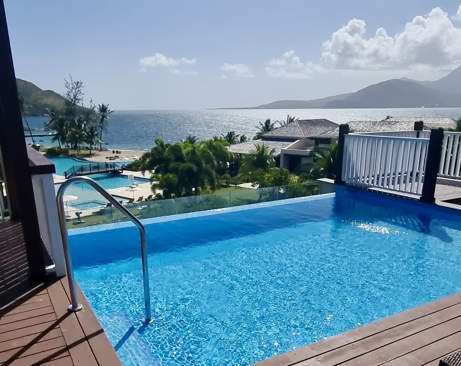 A pool suite at Park Hyatt St Kitts